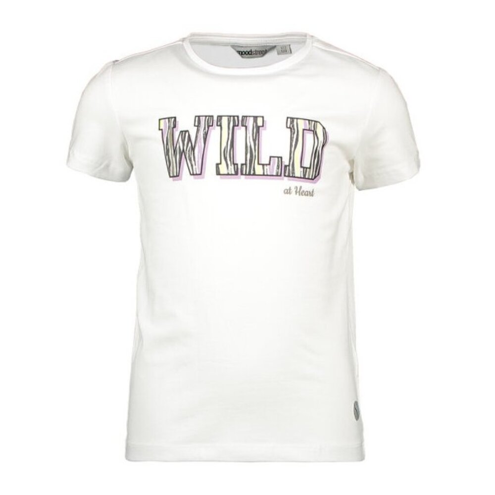 NWT - Moodstreet - 'WILD at Heart' White T-Shirt